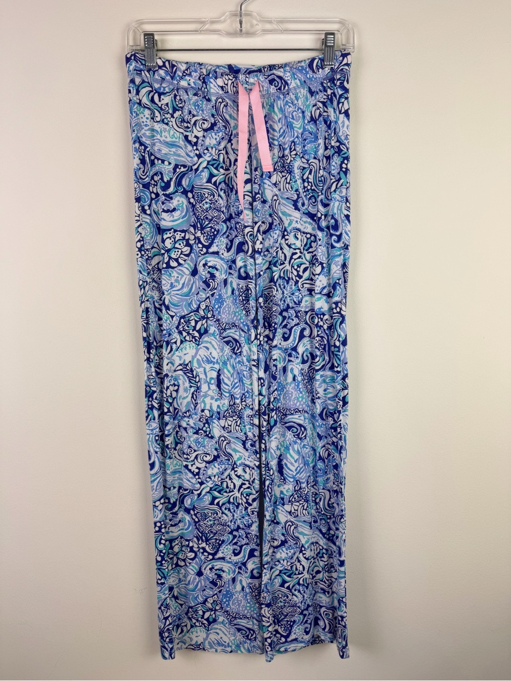 Lilly Pulitzer Blue 60 Animals Print Pajama Pants